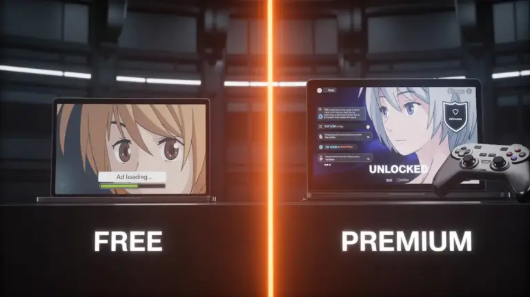 Free vs Premium hentai games 2026 comparison image