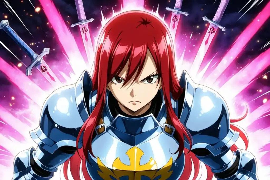 Top 20 Hottest Female Anime Characters in 2026 5 Erza Scarlett hottest female anime character Fairy Tail