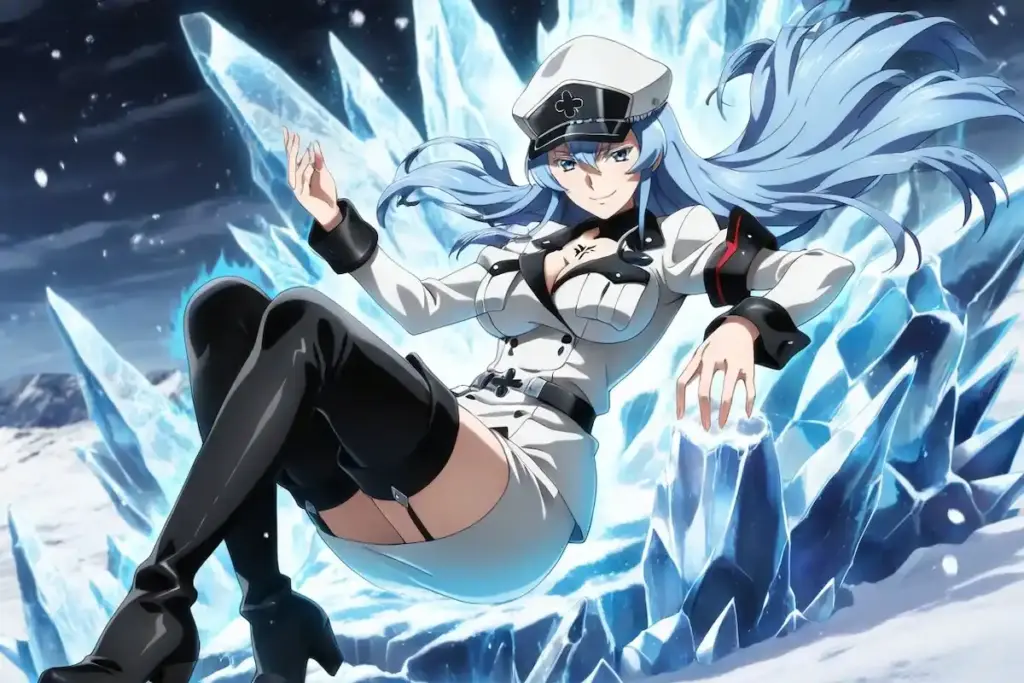 Top 20 Hottest Female Anime Characters in 2026 18 Esdeath hottest female anime character Akame ga Kill